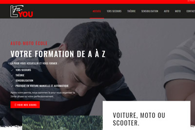 Site web Sandra L Ch réalisé par IdealPC