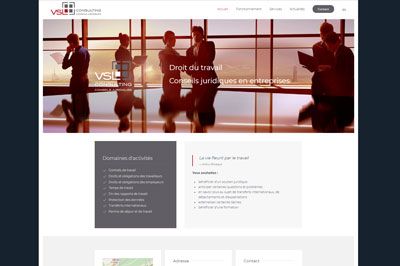 Site web Vsl Consulting réalisé par IdealPC