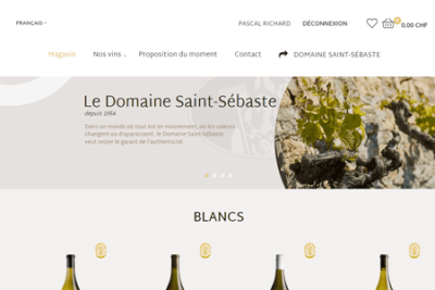 Site web Kuntzer Shop  réalisé par IdealPC
